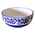 Kunhar Ceramic Serving Bowls (Blue Vine, 600 ml) - 1 Piece