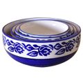 Kunhar Ceramic Mixing Bowl Set – 4 Pieces (1500ml, 800ml, 600ml, 400ml), Blue Vine – Durable, Microwave & Dishwasher Safe – Ideal for Mixing, Serving & Storage