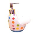 KunhaR Ceramic Liquid Soap Dispenser, 450 Ml, Blue Base