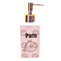 KunhaR Ceramic Liquid Soap Dispenser, 300 Ml, White