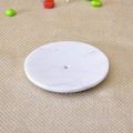 KunhaR Natural Marble Soap Dish Holder Elegant Stone Accessory for Bathroom & Wash Basin