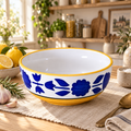 KunhaR Ceramic Serving Bowl 800 ml, Yellow | Medium Ceramic Bowl for Salad, Pasta, Noodles, Fruits, Curry & Snacks | Premium Tableware for Kitchen & Dining | 1 Piece