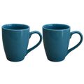 Kunhar Ceramic Coffee Mug, Ceramic Milk Mug - 350 Ml, 2 Pieces, Blue Dianne