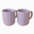 Kunhar Ceramic Coffee Mugs - 2 Piece, Baby Blue, 300ml