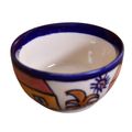Kunhar Ceramic Dessert Bowls - 150 Ml, 6 Pieces, Hut Painting Multicolor