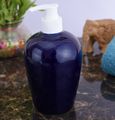 KunhaR Ceramic Long-Lasting Liquid Handwash Soap Dispenser for Bathroom | Handwash Bottle for Kitchen | Soap Dispenser for Wash Basin | Bathroom Accessories - Blue Plane, 450ml
