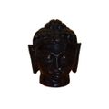 Kunhar Marble Buddha Head – 4 Inch (Black)