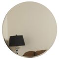 Kunhar Frameless Wall Mirror,12 X 12 Inch,Round (3 MM)
