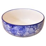 Kunhar Ceramic Serving Bowls (Blue Luster, 1500 ml) - 1 Piece