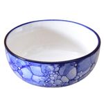 Kunhar Ceramic Serving Bowls (Blue Luster, 800 ml) - 1 Piece