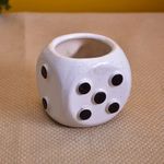 Kunhar Ceramic Planter - White, Small, 1 Piece