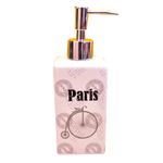 KunhaR Ceramic Liquid Soap Dispenser, 300 Ml, White