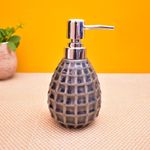 KunhaR Ceramic Liquid Soap Dispenser, 400 Ml, Light Black