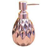 KunhaR Ceramic Liquid Soap Dispenser, 400 Ml, Silver