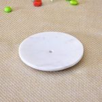 KunhaR Natural Marble Soap Dish Holder Elegant Stone Accessory for Bathroom & Wash Basin