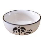 Kunhar Ceramic Serving Bowls (Coconut White, 800 ml) - 1 Piece