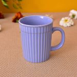 Kunhar Ceramic Coffee Mugs - 1 Piece, Cornflower Blue, 290ml