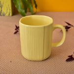 Kunhar Ceramic Coffee Mugs - 1 Piece, Lemon, 300ml