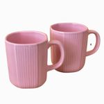 Kunhar Ceramic Coffee Mugs - 2 Piece, Orchid, 300ml