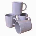 Kunhar Ceramic Coffee Mugs - 4 Piece, Baby Blue, 300ml