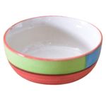 Kunhar Ceramic Serving Bowls (Red, 800 ml) - 1 Piece