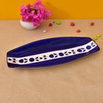 Kunhar Ceramic Platter - (Color Blue)