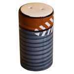 KunhaR Ceramic Pepper Shaker, Salt Shaker Dispenser, Spice Dispenser, 1 Piece, Brown