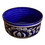 Kunhar Ceramic Bowls, Mughal Painting Ceramic Bowls - 260 ML, 2 Pieces, Blue