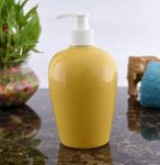 KunhaR Ceramic Liquid Soap Dispenser - Yellow Plane, 450ml, 2 Pieces