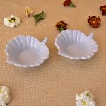 Kunhar Ceramic Sauce Holder - 50 ML, 2 Pieces, Baby Blue