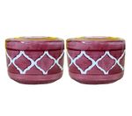 KunhaR Ceramic Toothbrush Holder Stand for Bathroom,2 Pieces, Brown