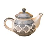 KunhaR Ceramic Teapot - 1 Piece, Gray, 400ml