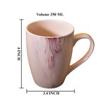 Kunhar Ceramic Milk Mug, Coffee Mug - 2 Pieces, Cold Turkey, 350ml